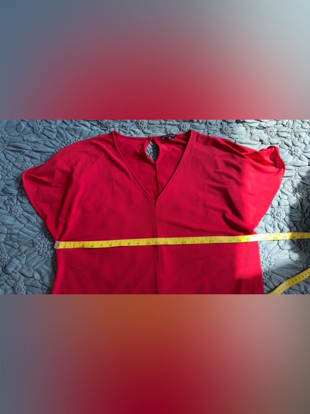 Universal Standard Landsbury Crepe Blouse with V-Neck and Flutter Sleeves - Picture 2 of 5